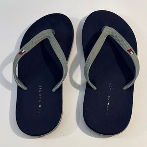 Tommy Hilfiger Blue and Gray Sandals